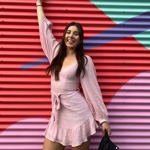 Oh Polly baby pink dress